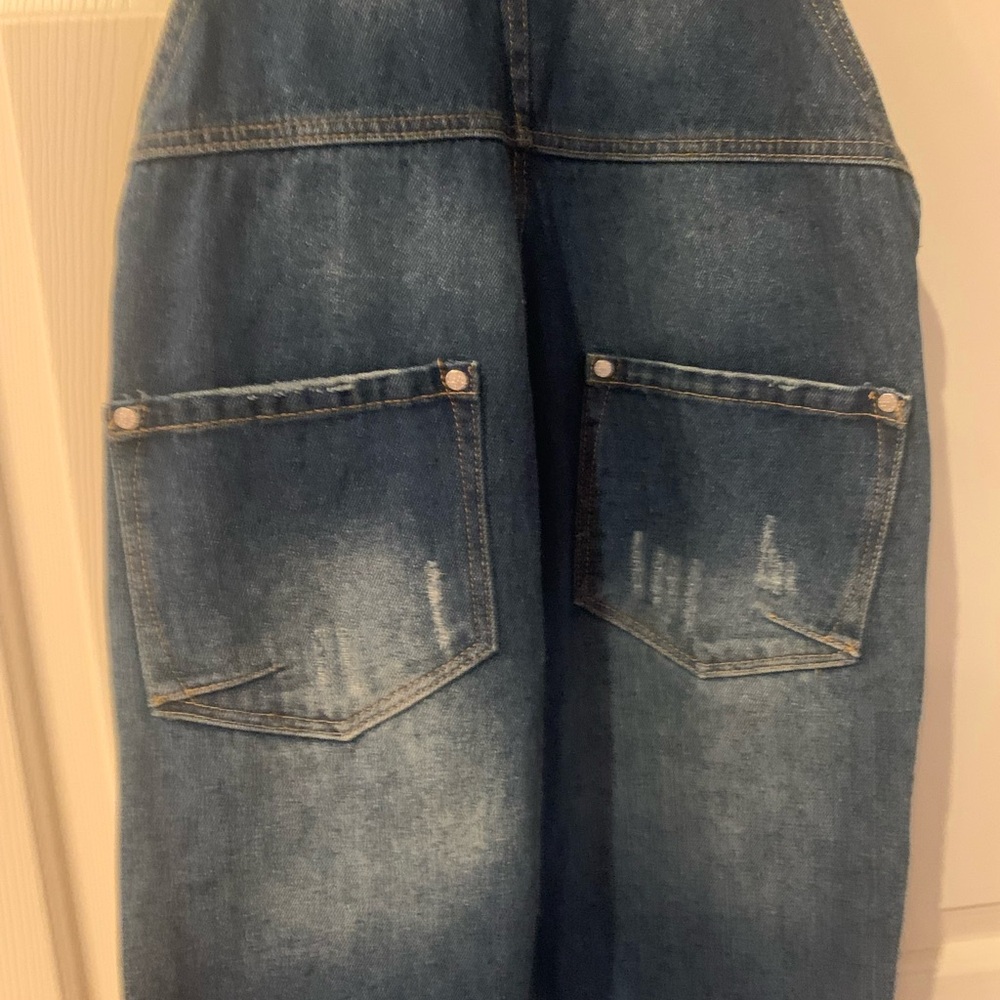 POL -Distressed Overalls - Picture 7 of 9